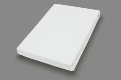 New Hahn Spannbettlaken Jersey weiß