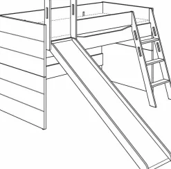 Outlet PAIDI Spielbett FIONA Höhe 120 cm