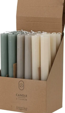 Sonstige Stabkerze weiß/grau/grün