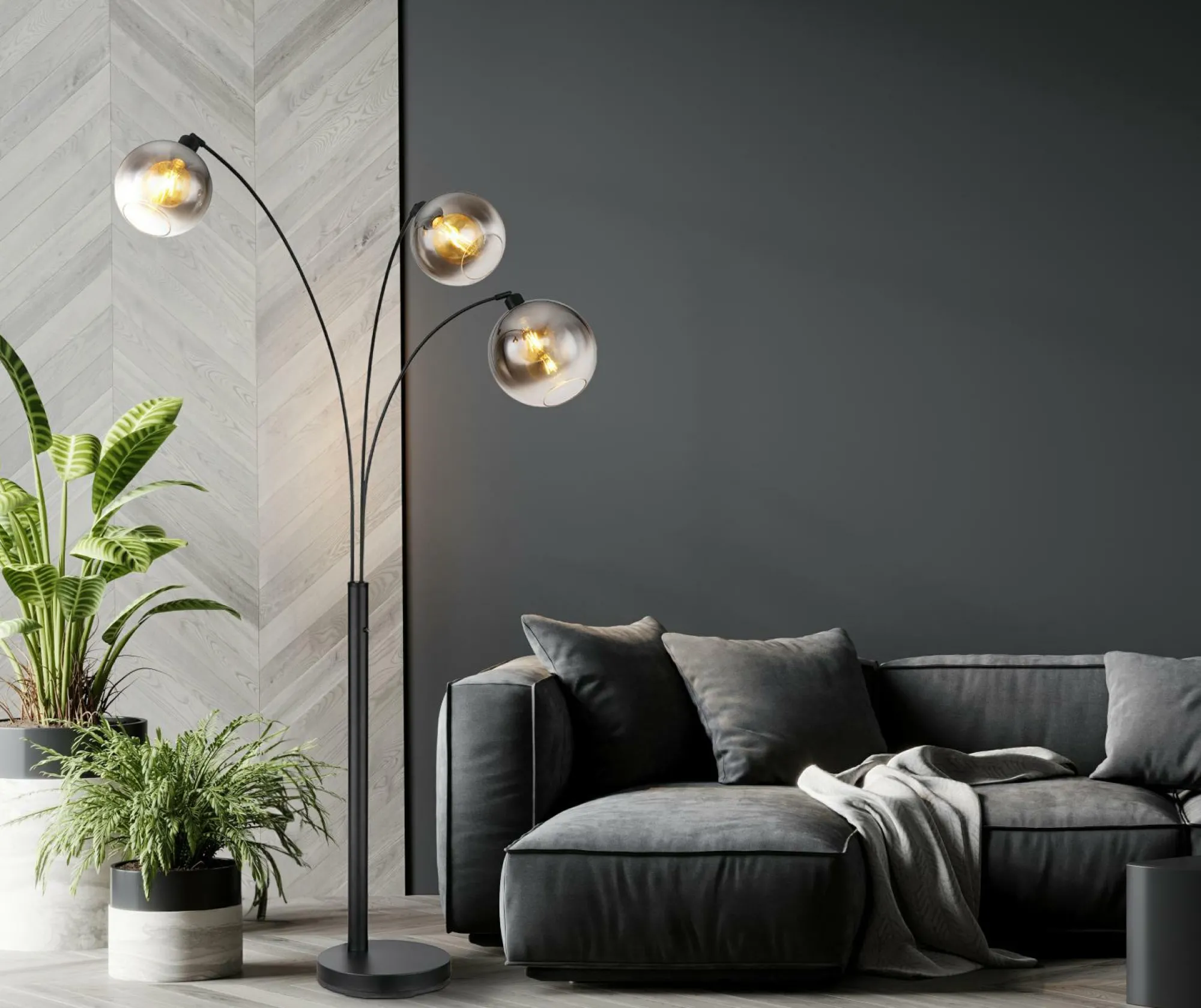 GLOBO Lighting Stehleuchte NEWCASTLE