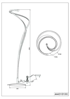 New Select Stehleuchte NALA