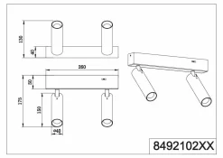 TRIO-Leuchten Strahler AMBALA