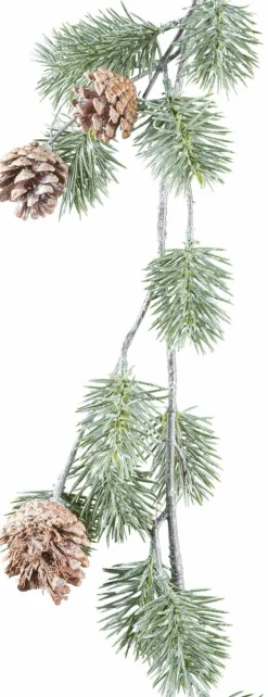 GASPER Tannengirlande mit Zapfen