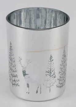 Sonstige Teelichthalter Tanne/Reh