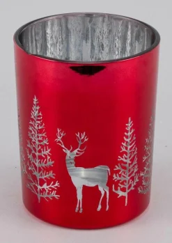 Sonstige Teelichthalter Tanne/Reh