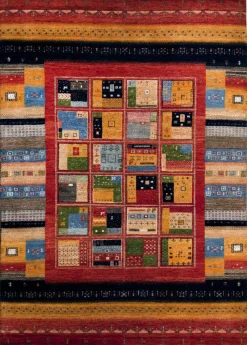 Best casa NOVA Teppich FARS SUPER red-gold