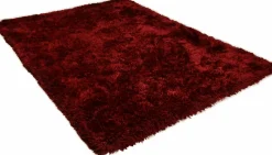 THEKO Teppich FLOCATIC rot