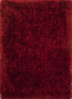 Hot THEKO Teppich FLOCATIC rot