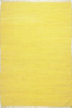 THEKO Teppich HAPPY COTTON gelb