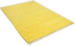 THEKO Teppich HAPPY COTTON gelb