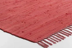 THEKO Teppich HAPPY COTTON rot