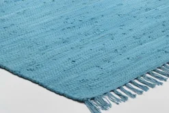 Best THEKO Teppich HAPPY COTTON türkis