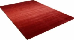 THEKO Teppich WOOLCOMFORT rot