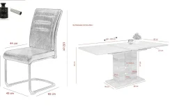 HELA Tischgruppe PAULA III