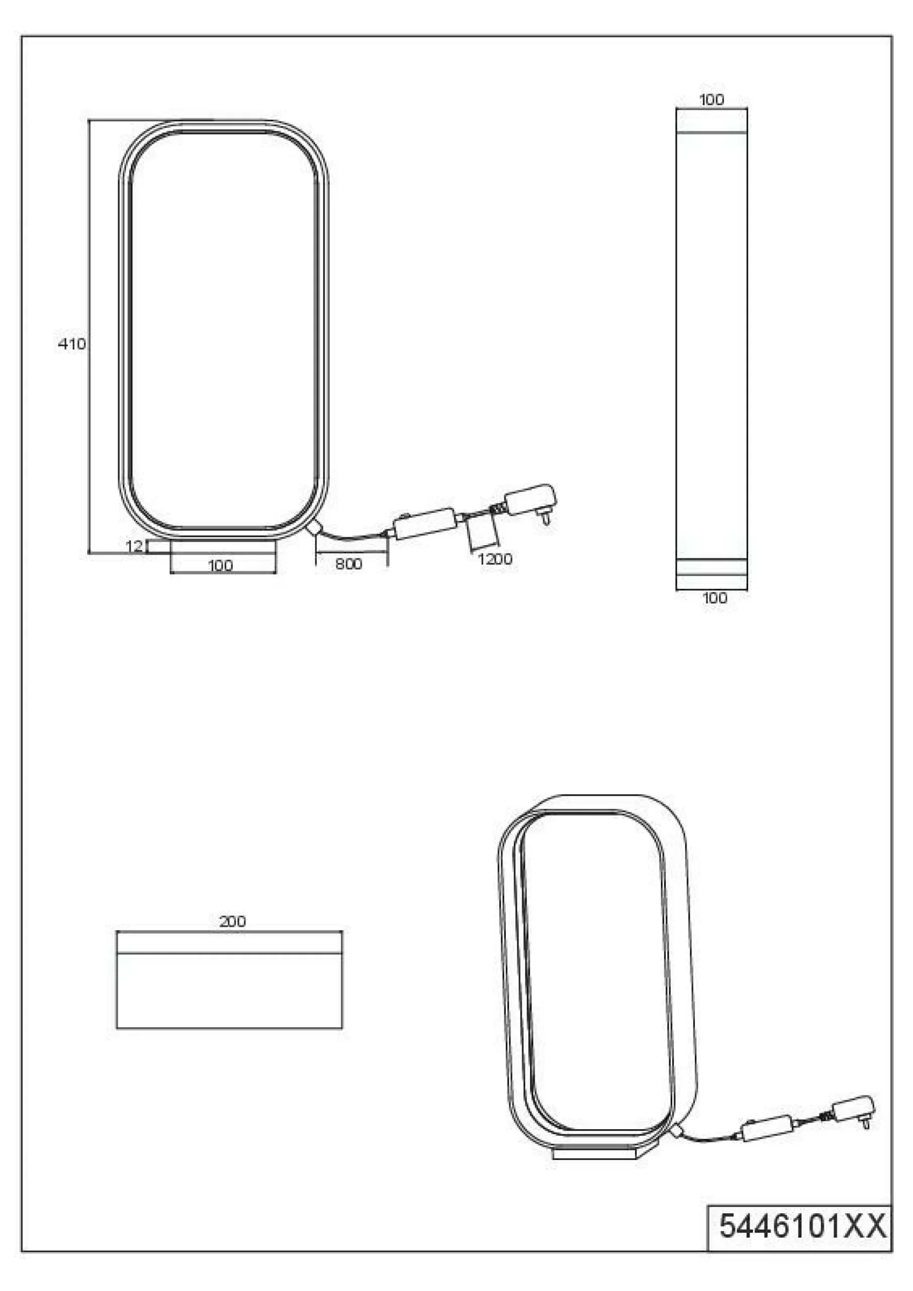 CINQUE Tischleuchte CIZIONE