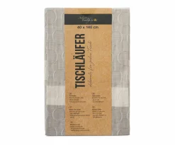 Outlet GÖZZE Tischläufer RIO GRANDE stein