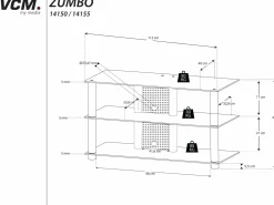 Clearance VCM TV-Möbel Zumbo