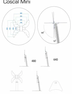 VCM TV-Standfuß COSCAL MINI