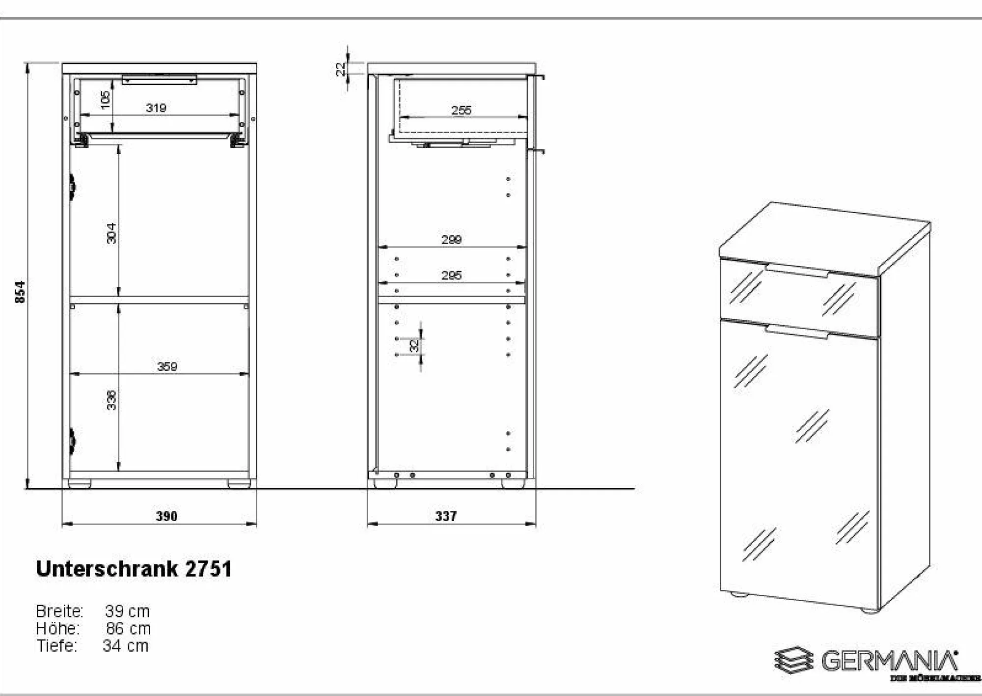 Hot HARPER Unterschrank GRÖMITZ