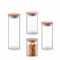 Outlet zeller Vorratsglas Bamboodeckel
