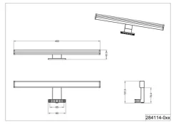 Clearance TRIO-Leuchten Wandleuchte LINO