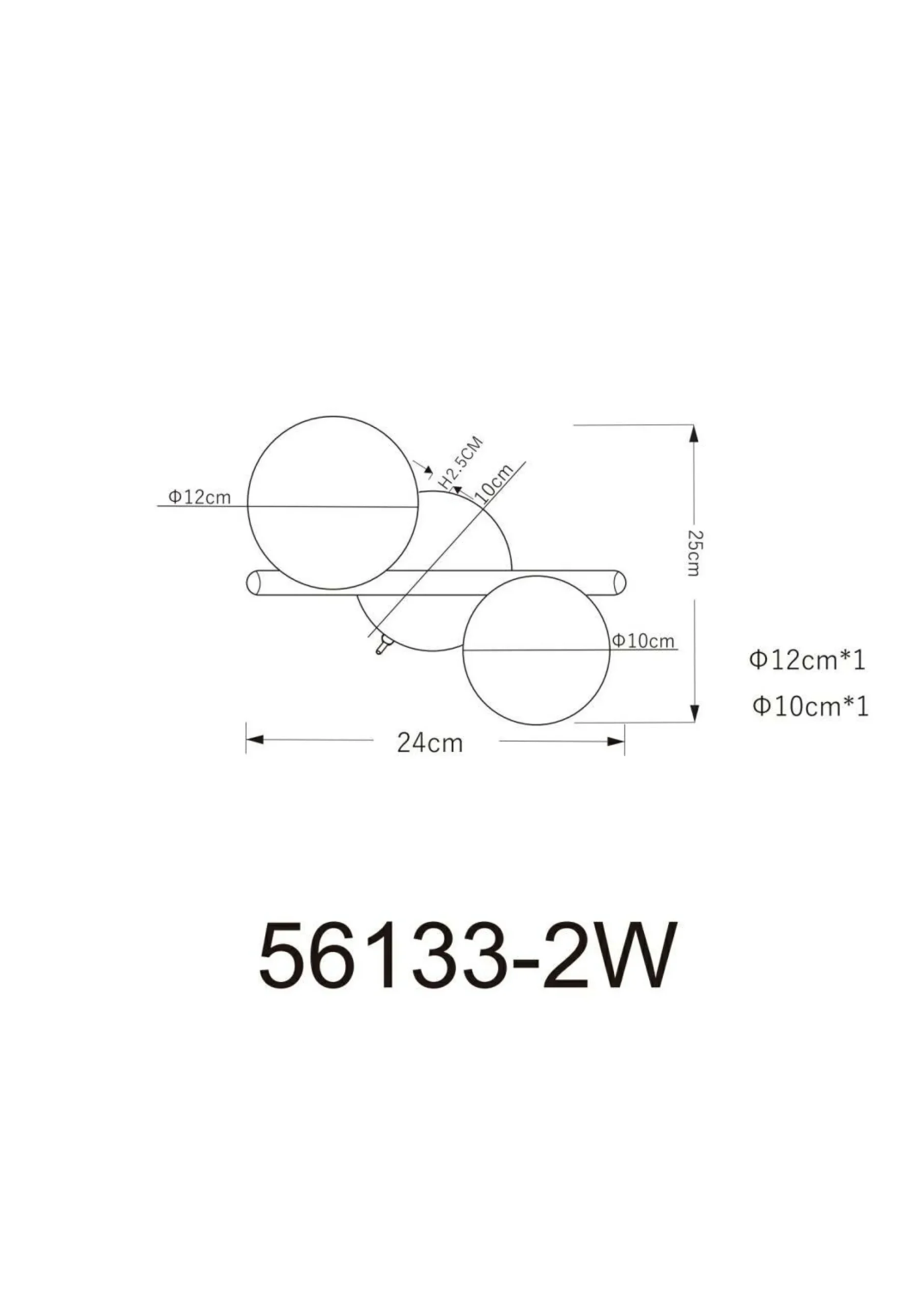 Sale GLOBO Lighting Wandleuchte RIHA