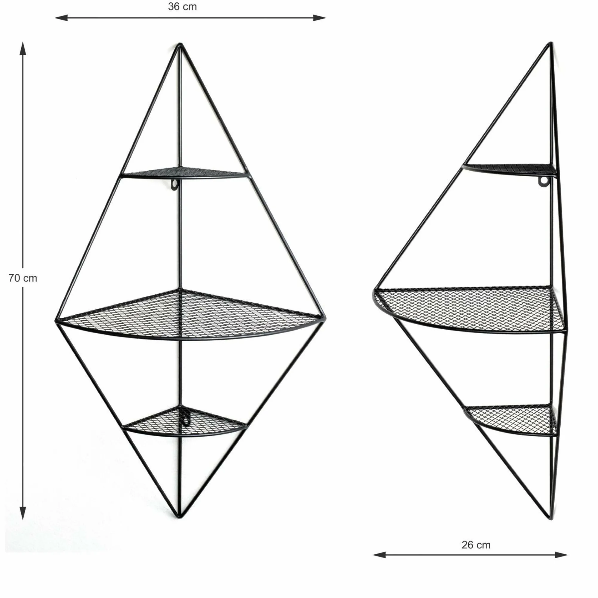 HAKU Möbel Wandregal Leicester