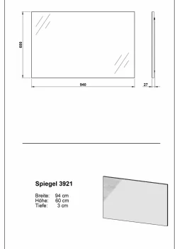 GERMANIA Wandspiegel CASTERA