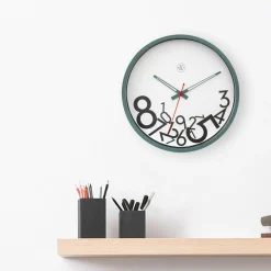 Online NEXTIME Wanduhr DROPPED NUMBERS