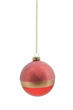 Discount casa NOVA Weihnachtskugel GOLDEN STRIPE