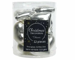 Clearance Sonstige Weihnachtskugel-Box Herzen SILBER