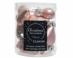 Outlet Sonstige Weihnachtskugel-Box Herzen PUDERROSA