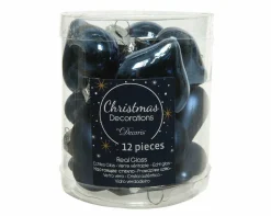 Sale Sonstige Weihnachtskugel-Box Herzen NACHTBLAU