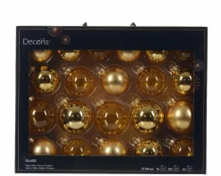 Sonstige Weihnachtskugel-Box MIDI HELL GOLD