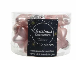 Outlet Sonstige Weihnachtskugel-Box Sterne PUDERROSA