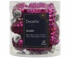 Outlet Sonstige Weihnachtskugel-Box Zapfen FESTLICH ROSA