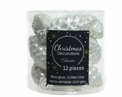 New Sonstige Weihnachtskugel-Box Zapfen WINTERWEISS