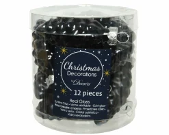 Sonstige Weihnachtskugel-Box Zapfen SCHWARZ