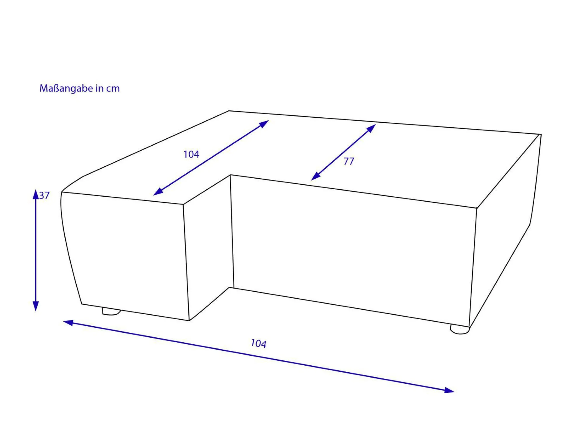 Elastoform Winkelhocker links URBINO