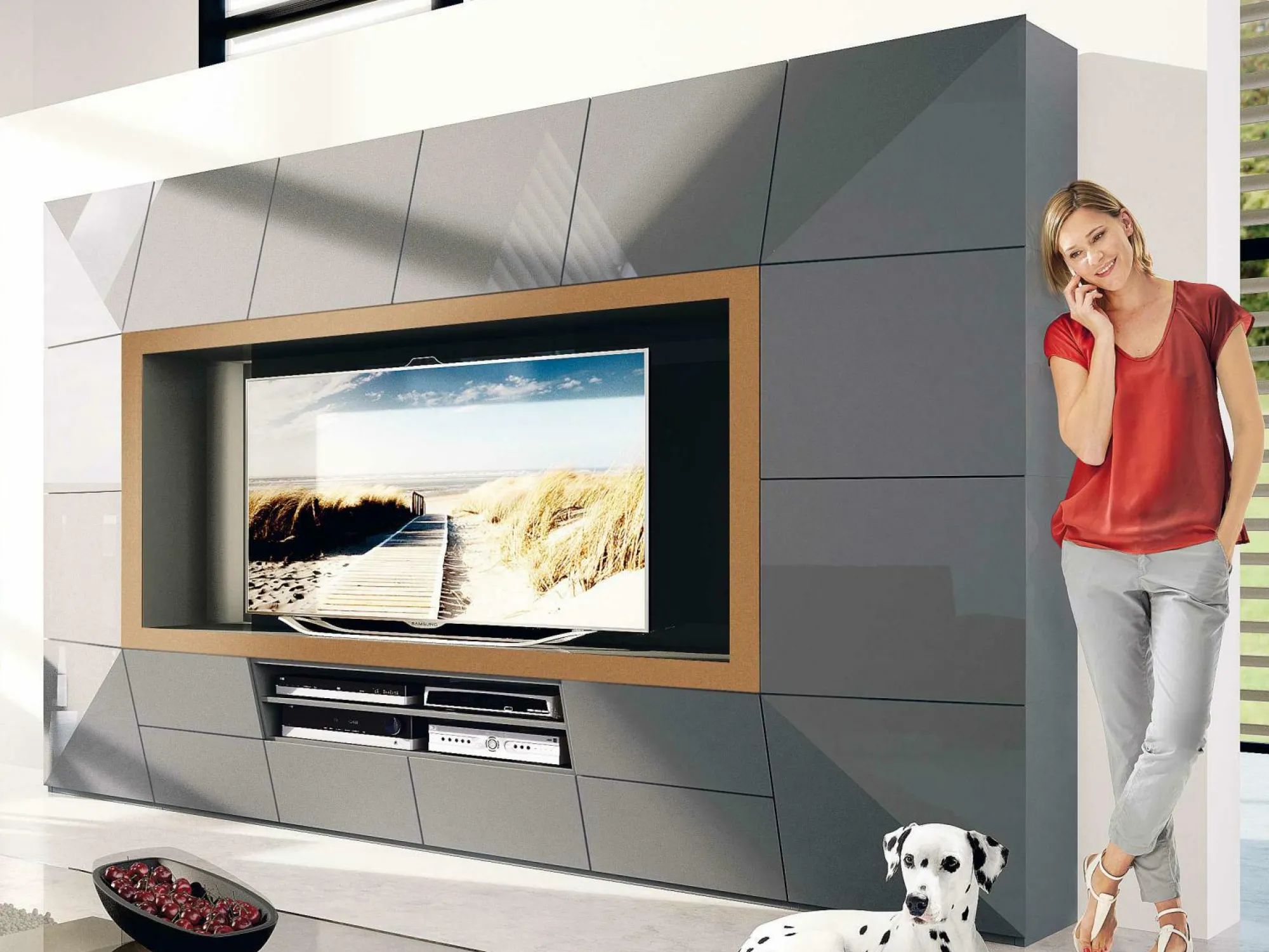 Hot MONDO Wohnwand PRISMA PLUS