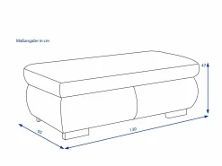SYSTEMPOLSTER XXL-Hocker MINERVA